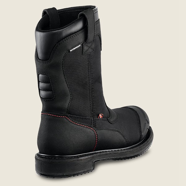 Botas de Seguridad Red Wing Hombre Negros - Maxbond - 11-Inch Waterproof Toe Pull-On - 604-SXTWZJ